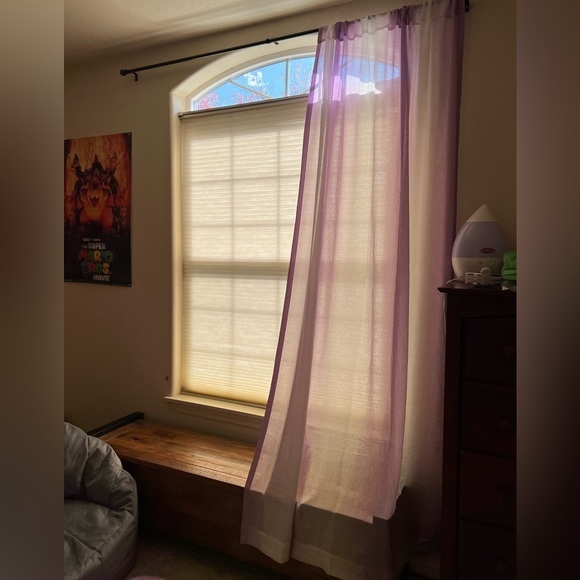 Room Decor Bundle ✨ Curtains & Pillows, Ombré, Purple, Teal, bedroom decor lot - Picture 3 of 11